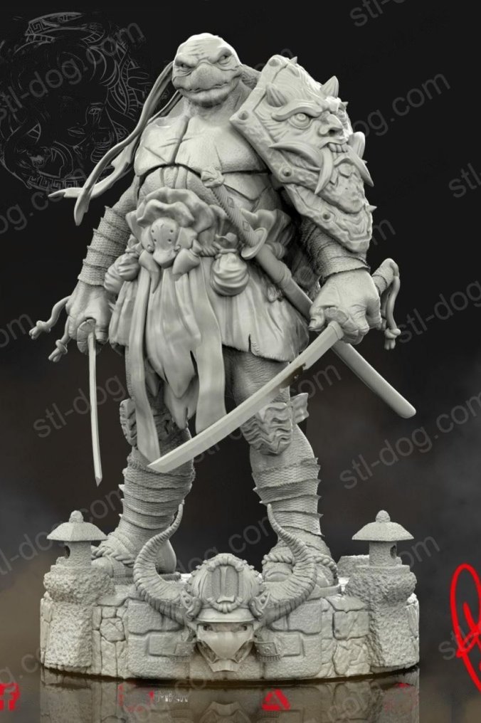 忍者神龟(TMNT Leonardo) 3D打印图纸